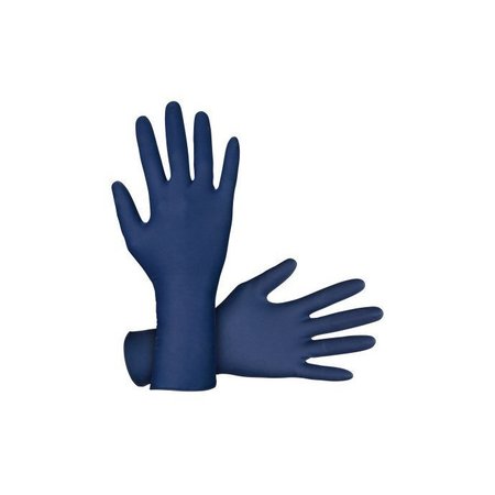 Sas Safety Thickster, Latex Exam Gloves, 14 mil Palm, Latex, Powder-Free, XL, Blue SA6604-20